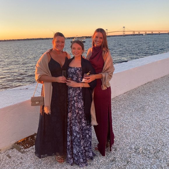 Anthropology Halter Burgundy Dress- Worn Once - Picture 3 of 4